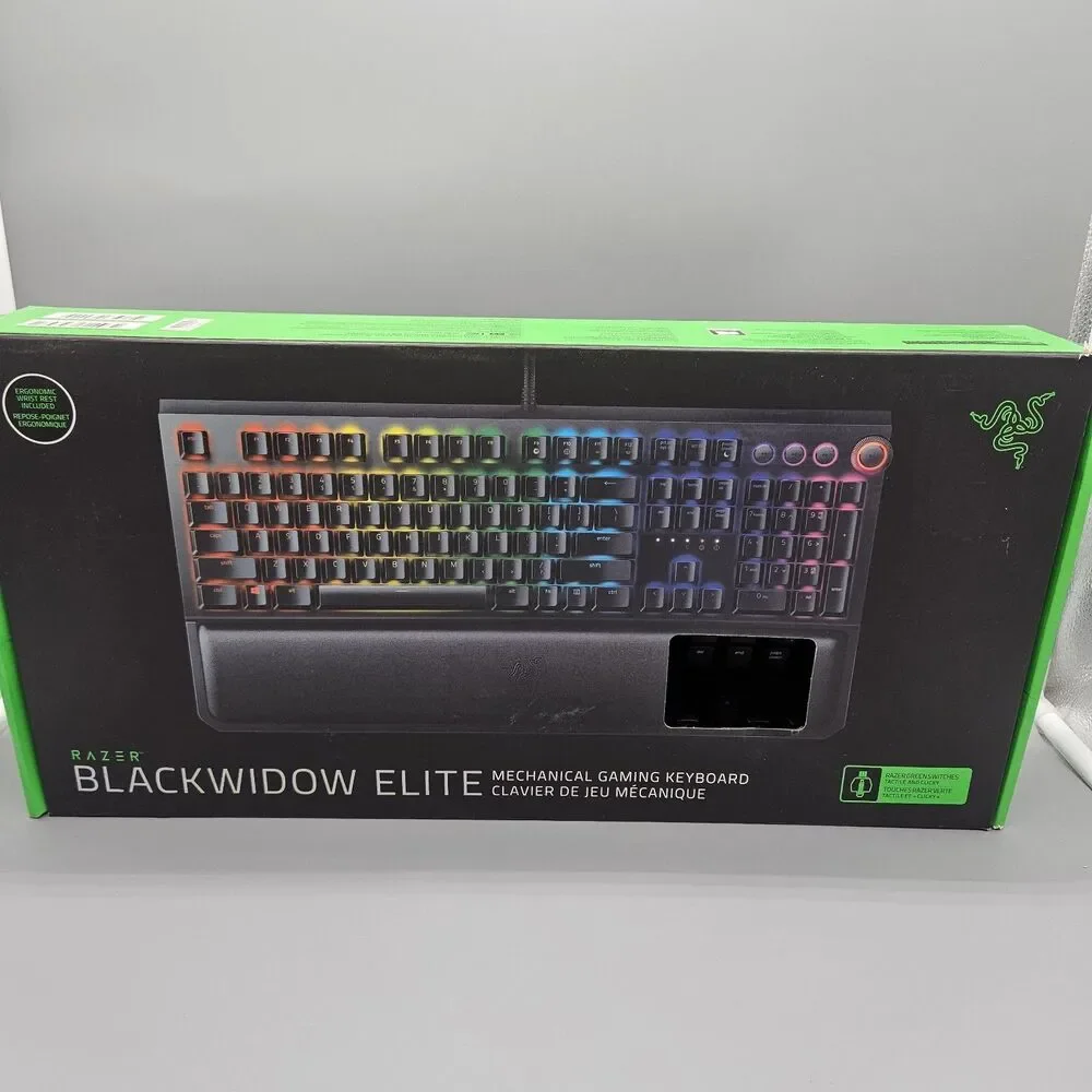 Razer BlackWidow Elite Mechanical Gaming Keyboard W Logitech G502 Mouse Tested
